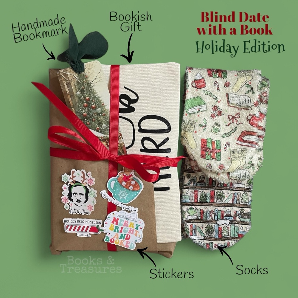 Blind Date with a Book - Holiday Edition | Christmas Bookish Gift Set